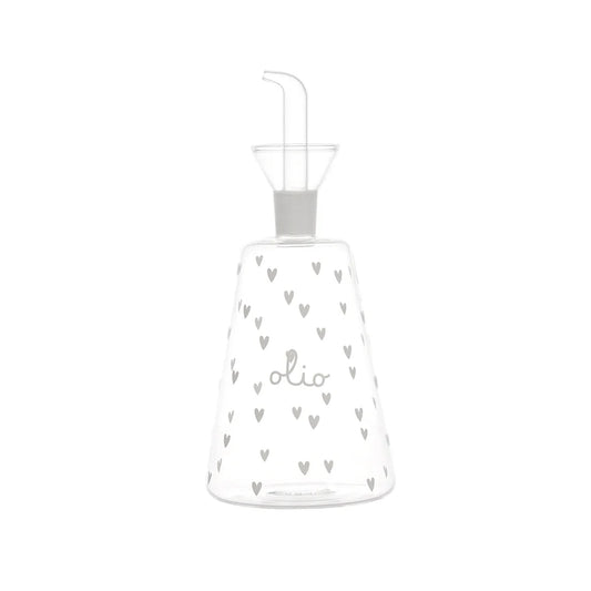 Bottiglia Conica 500 ml Olio Cuori