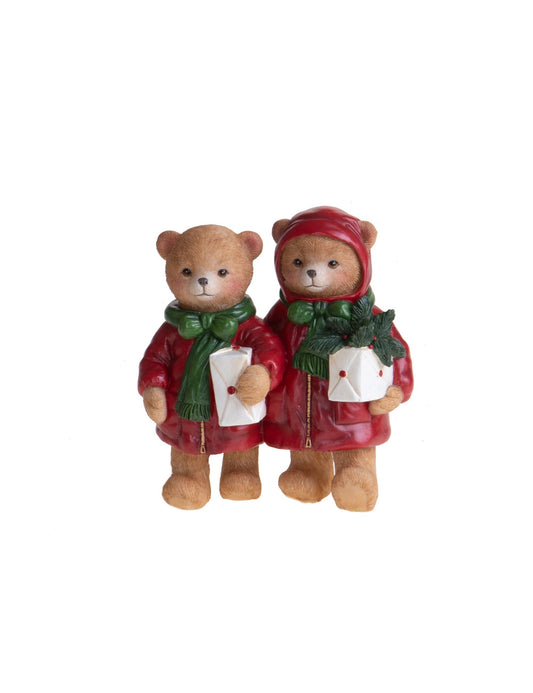 ORSETTI C/PACCHI NATALE RESINA