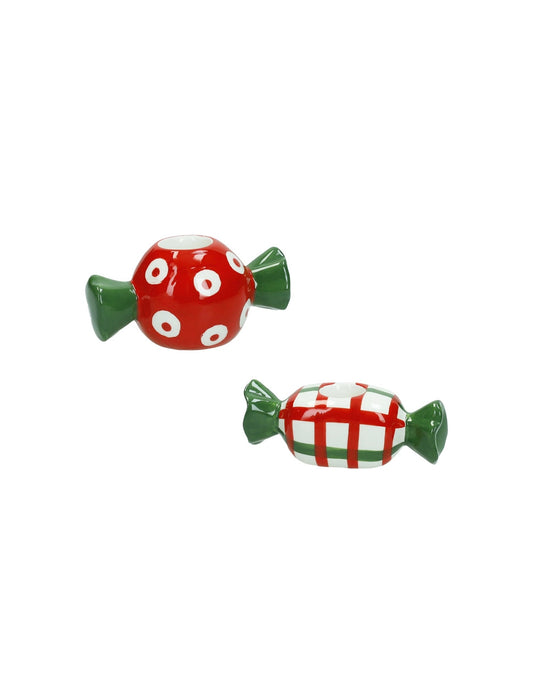 PORTACANDELA CARAMELLA SET 2 PZ DOLOMITE