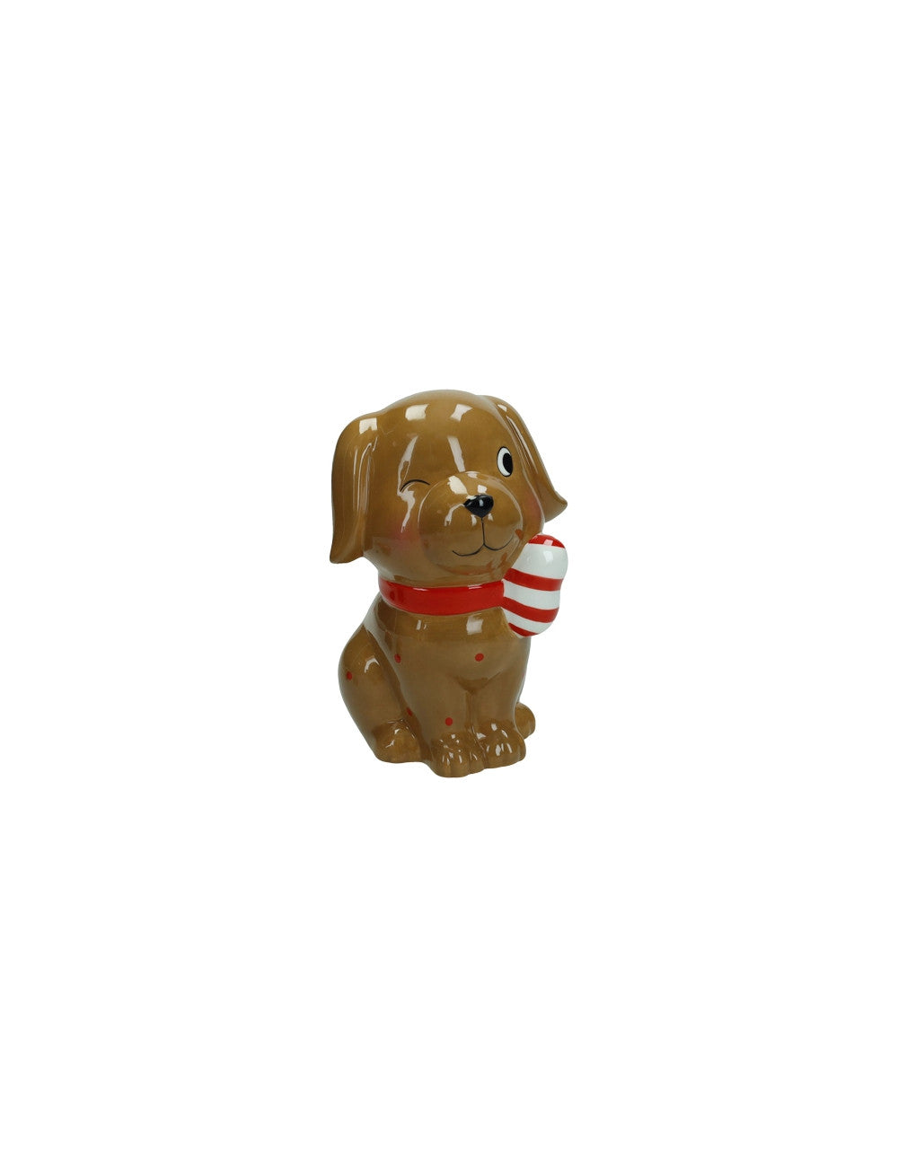 SALVADANAIO CAGNOLINO DI NATALE DOLOMITE