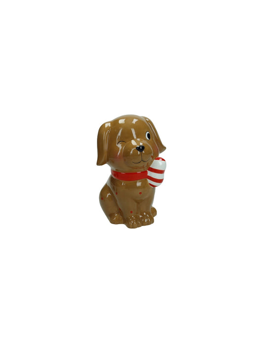 SALVADANAIO CAGNOLINO DI NATALE DOLOMITE