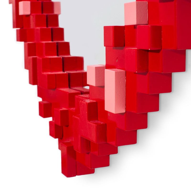 Pixel mirror - Heart