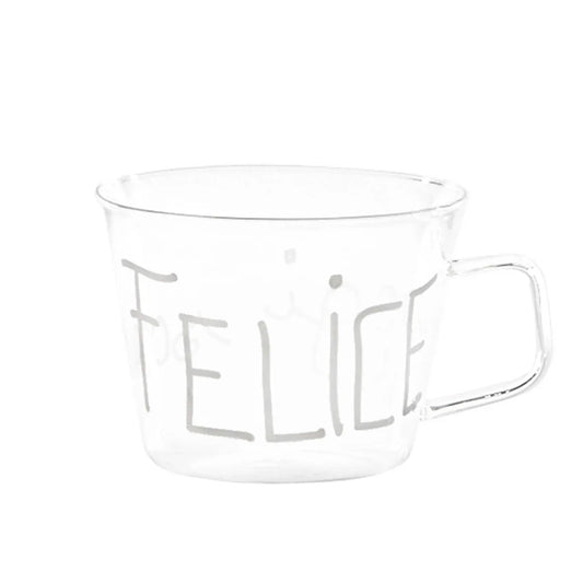 Set 2 tazze colazione Oggi Sono Felice