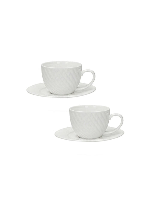 TAZZINA CAFFE OPTICAL SET 2 PZ NEW BONE CHINA