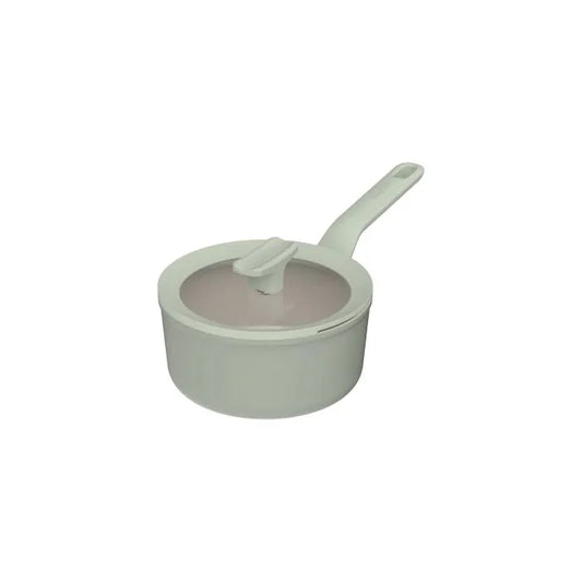 Pentolino con coperchio antiaderente Balance Sage 18cm