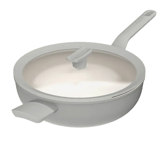 Wok con coperchio antiaderente Balance Moonmist 32cm